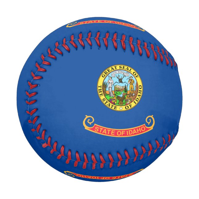 Balle De Baseball Drapeau Idaho (Devant Gauche)