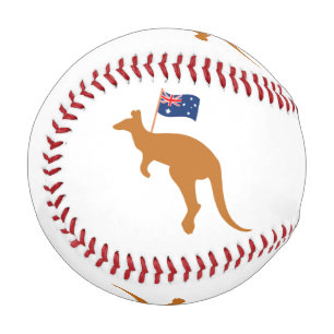 Balle De Baseball drapeau kangourou australien