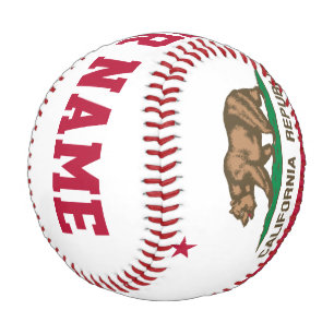 Balle De Baseball Drapeau Personnalisé de la République de Californi