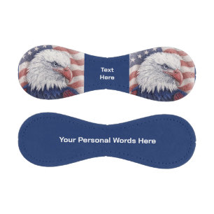 Balle De Baseball Drapeau personnalisé rouge blanc bleu aigle étoile