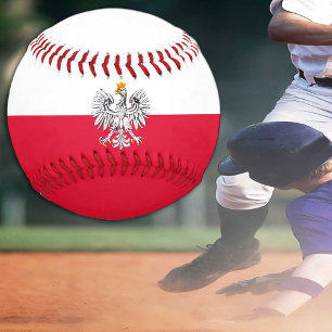 Balle De Baseball Drapeau polonais & Pologne sports /Polska Baseball