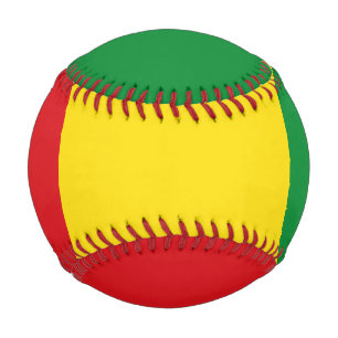 Balle De Baseball Drapeau rastafarien Rasta Ethiopie