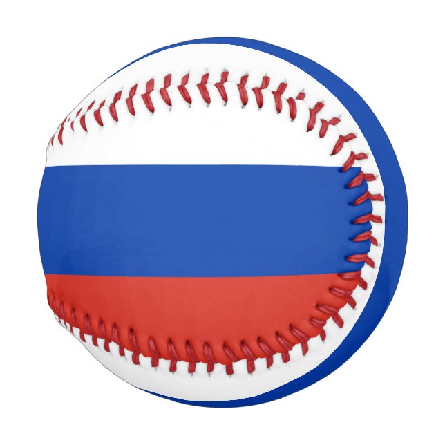 Balle De Baseball Drapeau russe (Russie) (Dos Gauche)