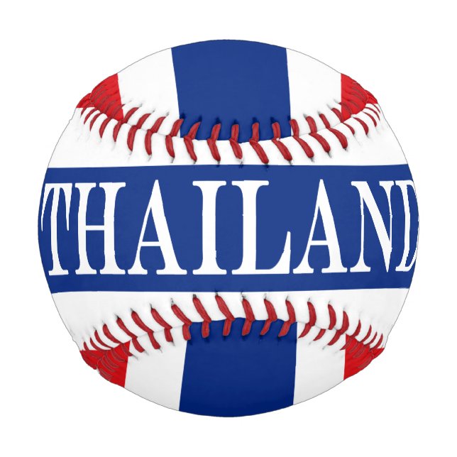 Balle De Baseball Drapeau thaïlandais (Dos)