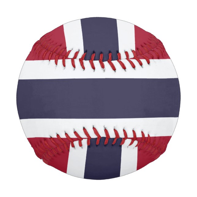 Balle De Baseball Drapeau thaïlandais (Thaïlande) (Devant)