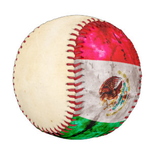Balle De Baseball Drapeau Vintage patiné