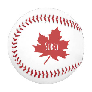 Balle De Baseball Drôle Canadien