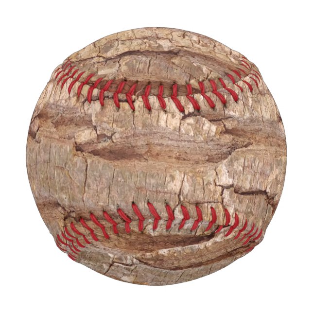 Balle De Baseball écorce d'arbre (Devant)