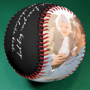 Balle De Baseball Écriture manuscrite Message Keepsaké Fête des père