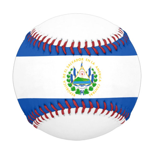 Balle De Baseball El Salvador flag Baseball (Devant)