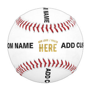 BALLE DE BASEBALL ÉLÉGANT BLANC PERSONNALISABLE MODERNE MARQUE VÉRIF