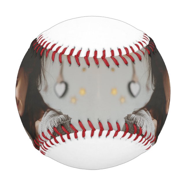 Balle De Baseball Elégant Fête des Mères Collage photo personnalisé (Devant)