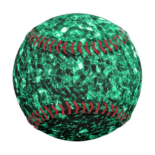 Balle De Baseball Emerald green fausse parties scintillant scintille