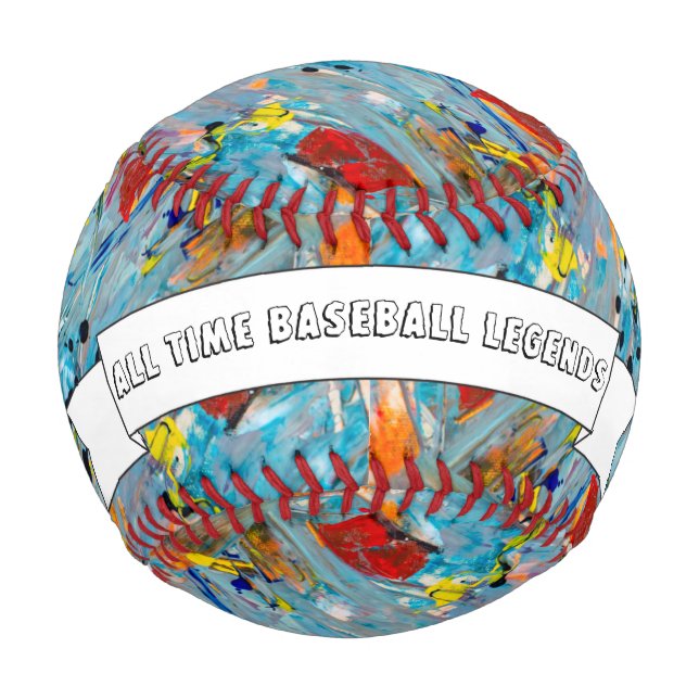 Balle De Baseball En mémoire de baseball légendes baseball (Dos)