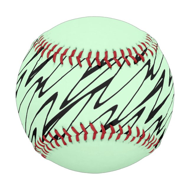 Balle De Baseball Engager la dynamique verte de la menthe (Devant)