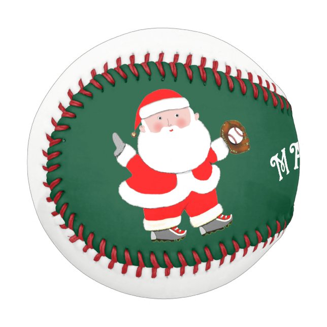 Balle De Baseball Ensemble de Noël de baseball (Devant Gauche)