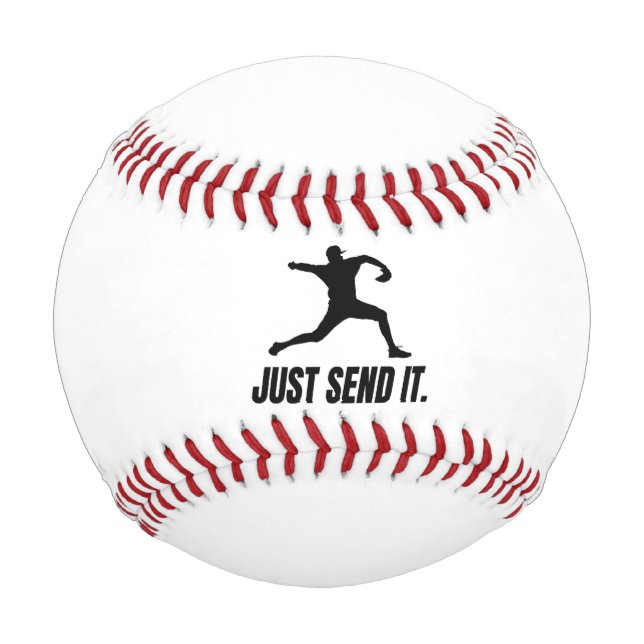 Balle De Baseball Envoyez-le Baseball (Devant)