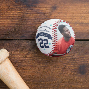 Balle De Baseball Équipe d'entraîneurs personnalisée Roster et photo
