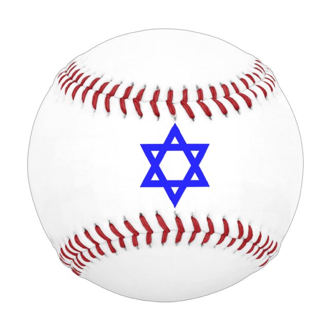 Balle De Baseball ✡︎ Étoile juive de David (Devant)