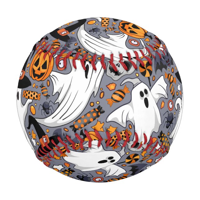 Balle De Baseball Fantômes Monstres mignons Éffrayants et Déplaisant (Devant)