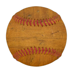 Balle De Baseball Faux Wood