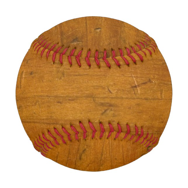 Balle De Baseball Faux Wood (Devant)
