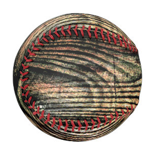 Balle De Baseball Faux Wood
