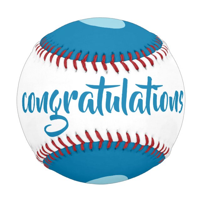 Balle De Baseball félicitations baseball par dalDesignNZ (Dos)