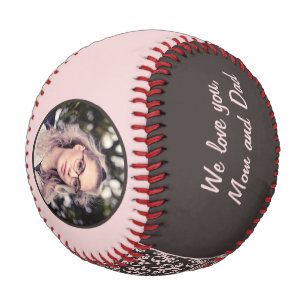 Balle De Baseball Félicitations Pink Ornaments Graduation Photo