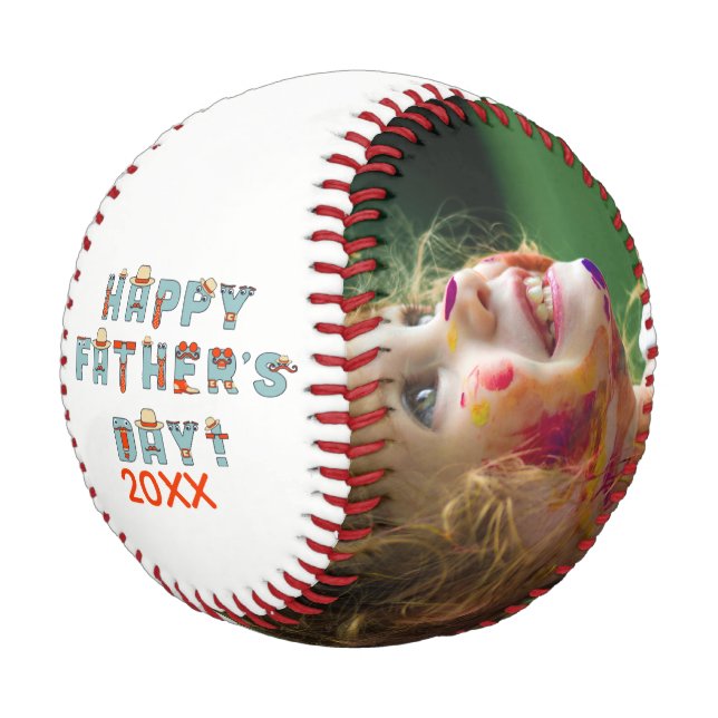 Balle De Baseball Fête des pères Personnalisée Un Type (Angle)