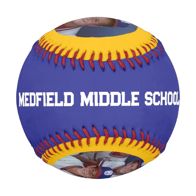 Balle De Baseball Fier de jouer - Team Baseball Keepsaké (Dos)