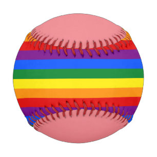 Balle De Baseball Fierté arc-en-ciel