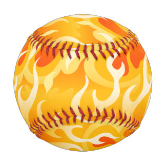 Balle De Baseball Flammes chaudes