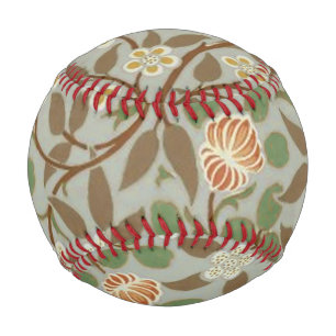 Balle De Baseball Fleur botanique de trèfle William Morris