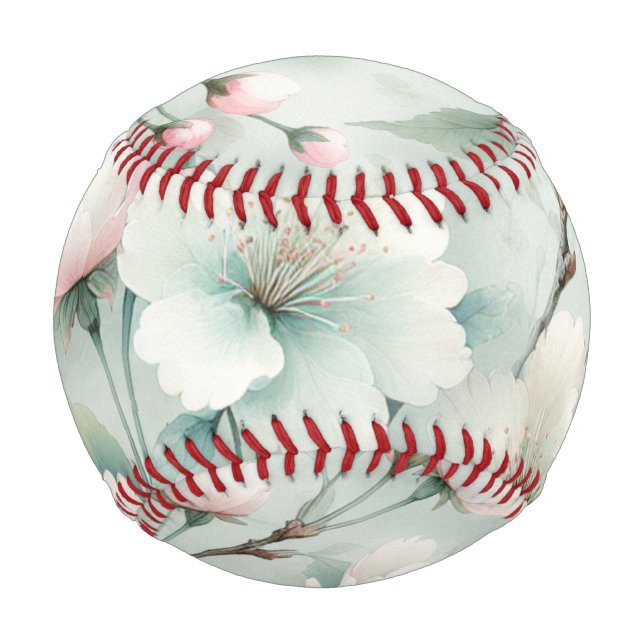 Balle De Baseball Fleur de Cerisier (Devant)