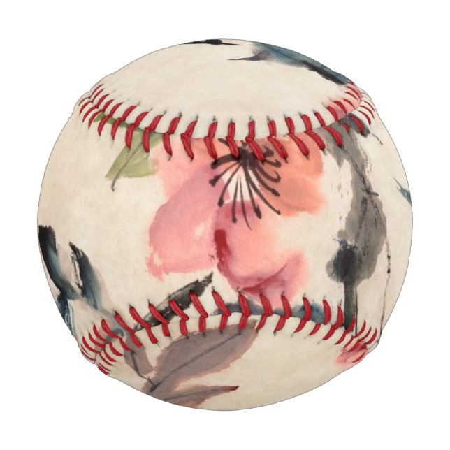 Balle De Baseball Fleurs (Devant)