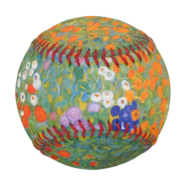 Balle De Baseball Flower Garden by Gustav Klimt (Dos)