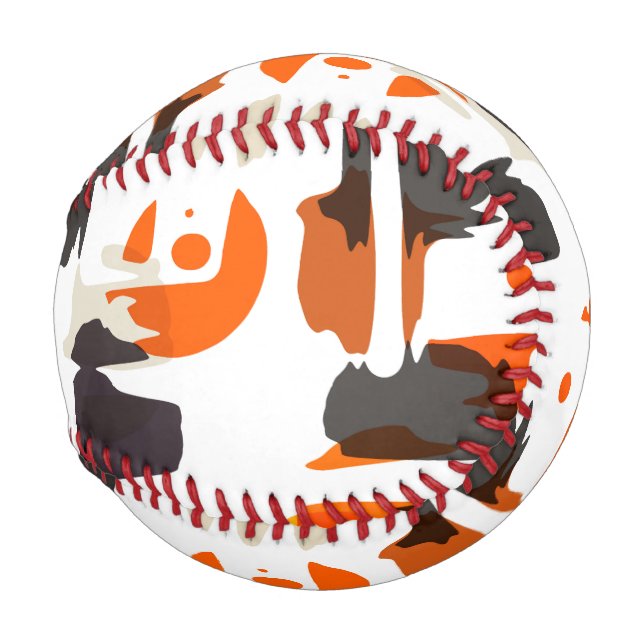 Balle De Baseball Formes dans la rétro conception d'abrégé sur (Devant Droite)