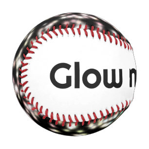 Balle De Baseball "Funny mode lueur blanc noir parties scintillant i
