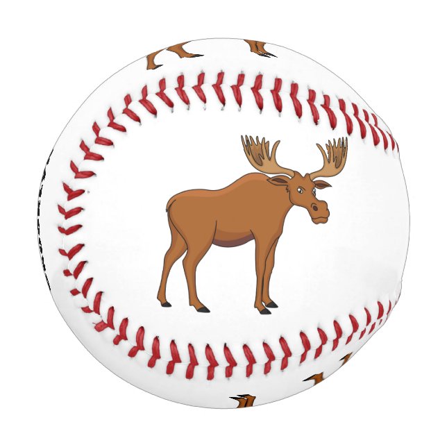 Balle De Baseball Funny moose (Devant Gauche)