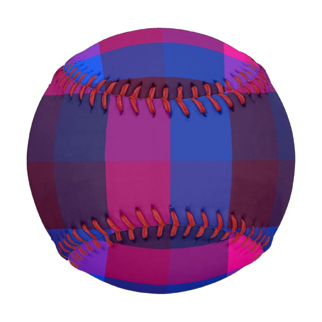 Balle De Baseball Fusion de mosaïque néon (Devant)