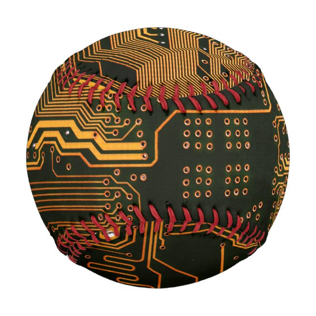 Balle De Baseball Geek Sortie carte circuit électronique orange PCB  (Devant)