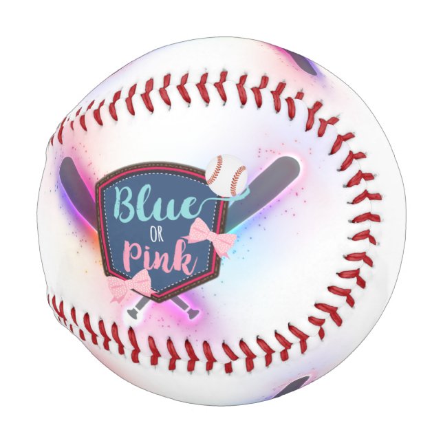 Balle De Baseball Gender Reveal Baseball livre d'or (Dos Gauche)