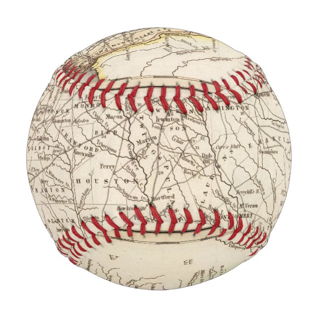 Balle De Baseball Géorgie 14 (Devant)