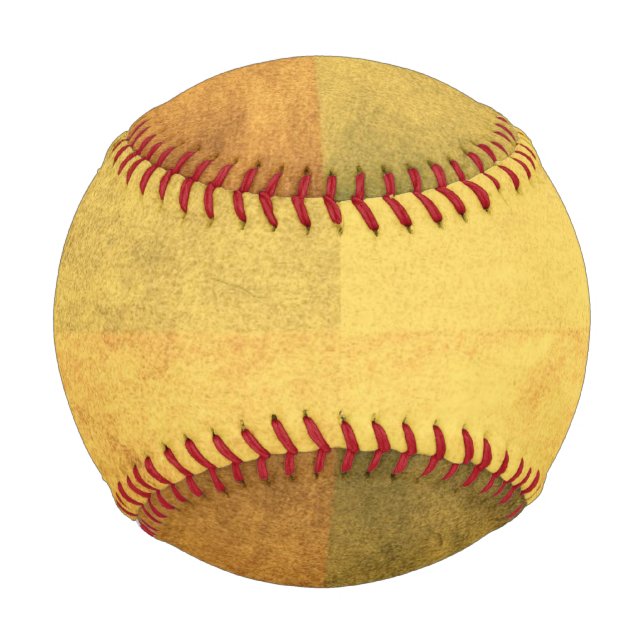 Balle De Baseball graphique à l'aquarelle grungy abstrait 2 (Devant)