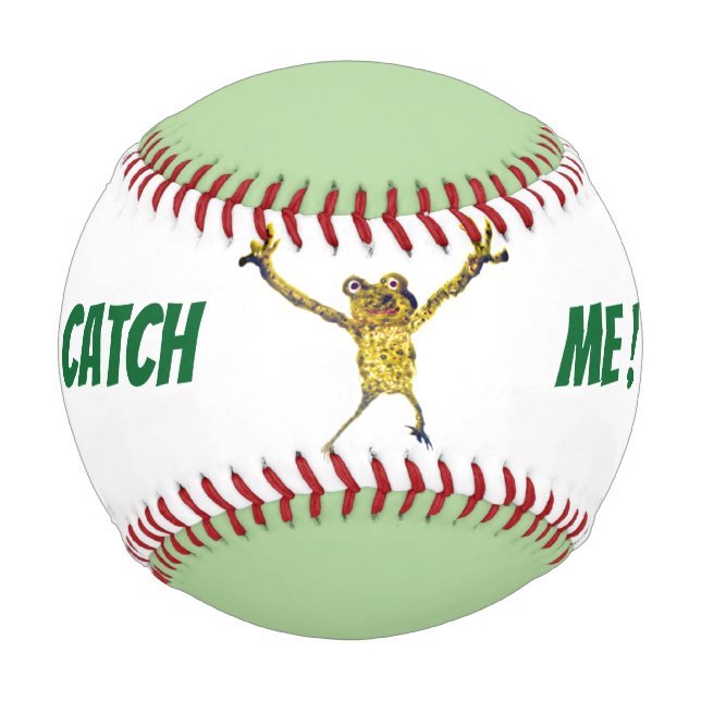 Balle De Baseball Grenouille animale amusante (Dos)