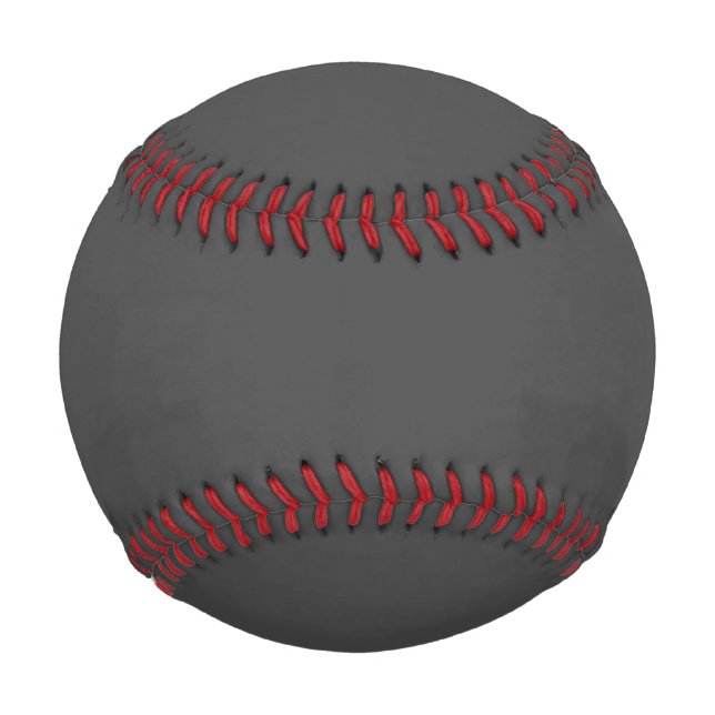 Balle De Baseball Gris Cendré, Nuage, Graine De Coton, (Devant)