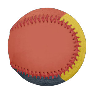 Balle De Baseball Grunge drapeau d'État souverain de Roumanie