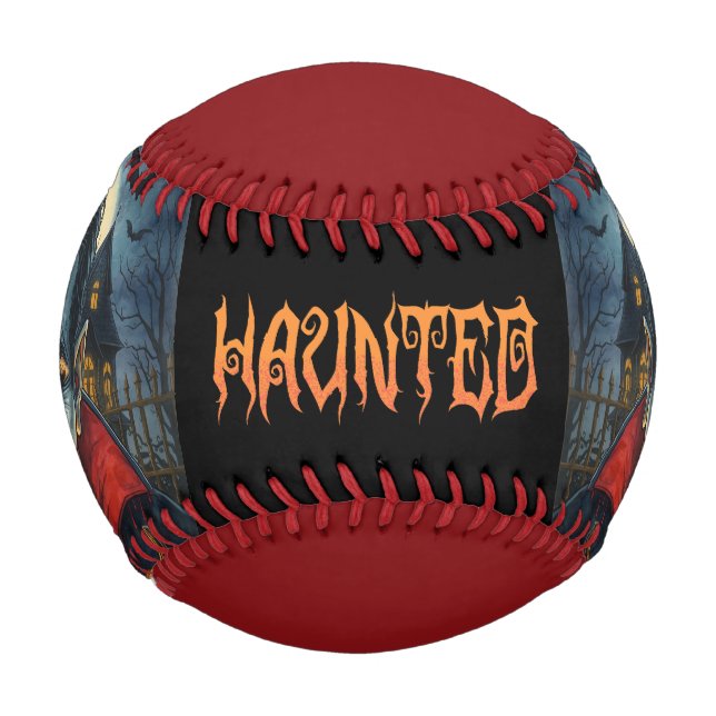 Balle De Baseball Halloween, Vampire, La Dernière Bouchée (Devant)