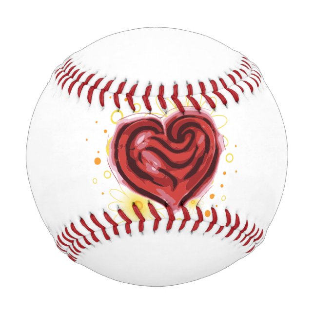 Balle De Baseball Heart Baseball (Dos)